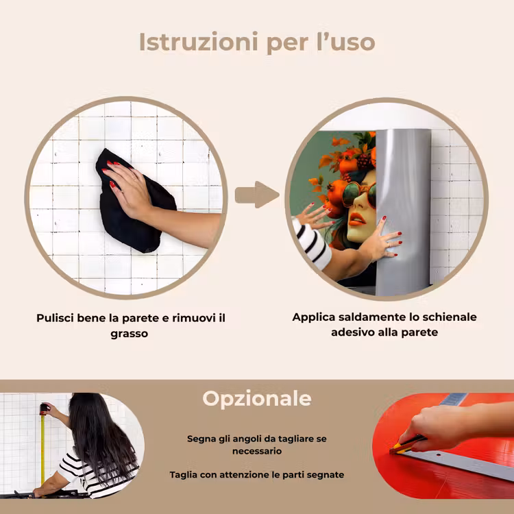 Paraschizzi cucina - Donna - Melograno - Autunno - Occhiali da sole — 6