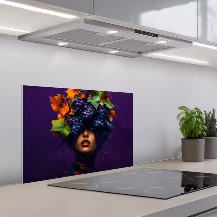 Paraschizzi cucina - Donna - Viola - Uva — 1