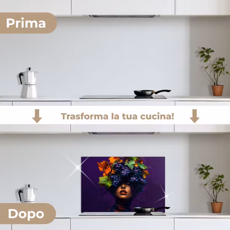 Paraschizzi cucina - Donna - Viola - Uva — 7