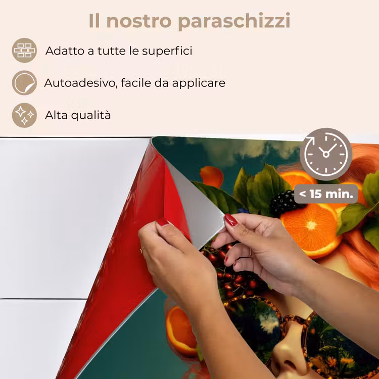 Paraschizzi cucina - Femmina - Arancione - Bacca - Arancione — 4
