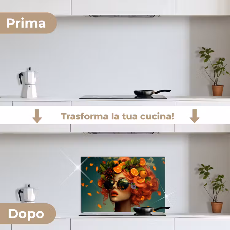 Paraschizzi cucina - Femmina - Arancione - Bacca - Arancione — 7