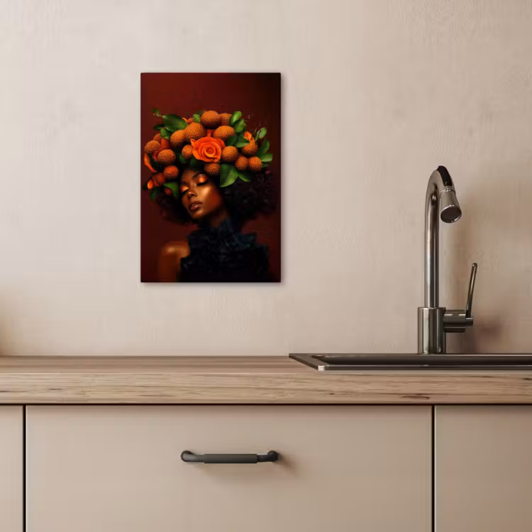 Dipinti su tela - Donna - litchi - esotico — 3