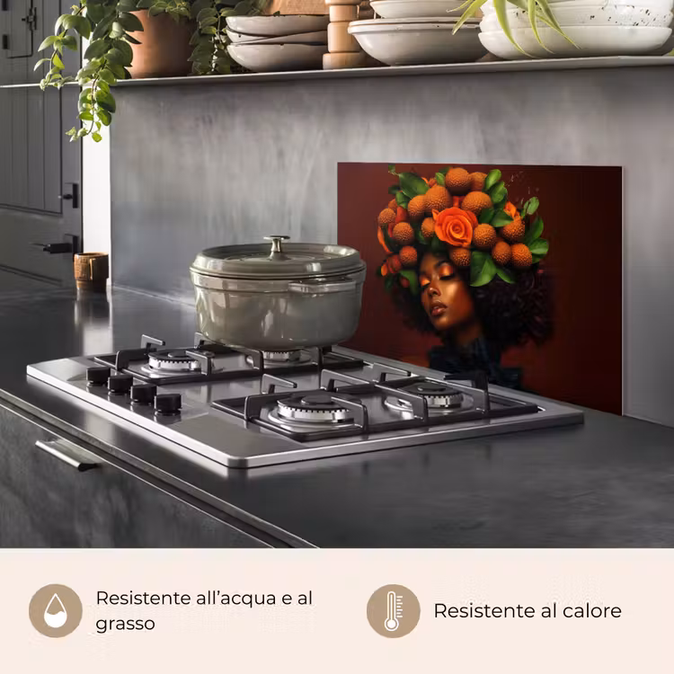Paraschizzi cucina - Donna - litchi - esotico — 2