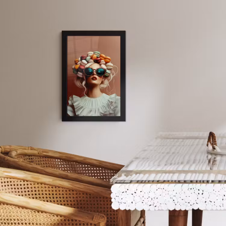 KitchenYeah - Cucina - Cornice per foto - Donna - Macaron - Occhiali — 2