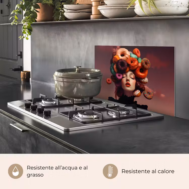 Paraschizzi cucina - Donna - Ciambelle - Colorate — 2