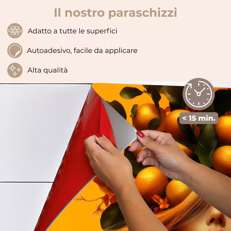 Paraschizzi cucina - Donna - Limoni - Fiore - Giallo — 4