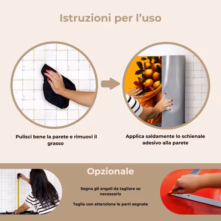 Paraschizzi cucina - Donna - Limoni - Fiore - Giallo — 6