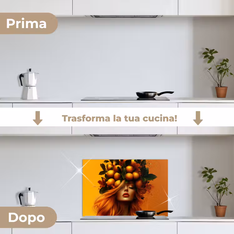 Paraschizzi cucina - Donna - Limoni - Fiore - Giallo — 7
