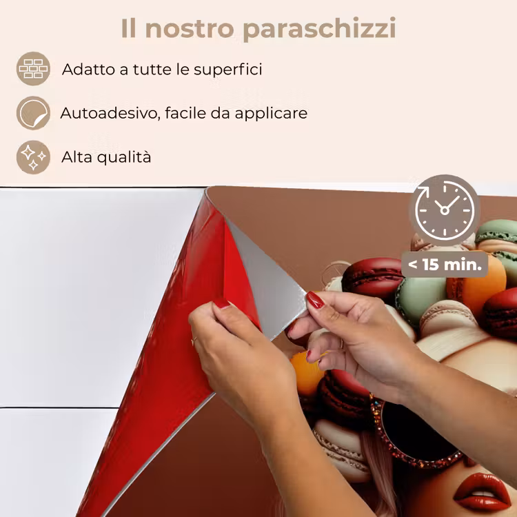 Paraschizzi cucina - Donna - Macaron - Occhiali — 4