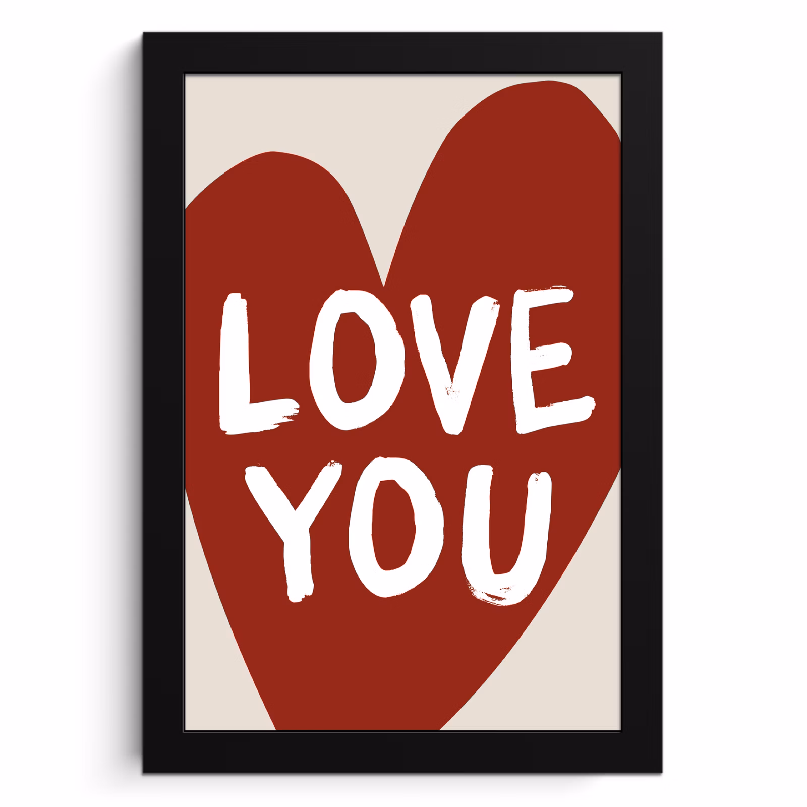 KitchenYeah - Cucina - Cornice per foto - Loveyou - Cuore - Rosso — 1