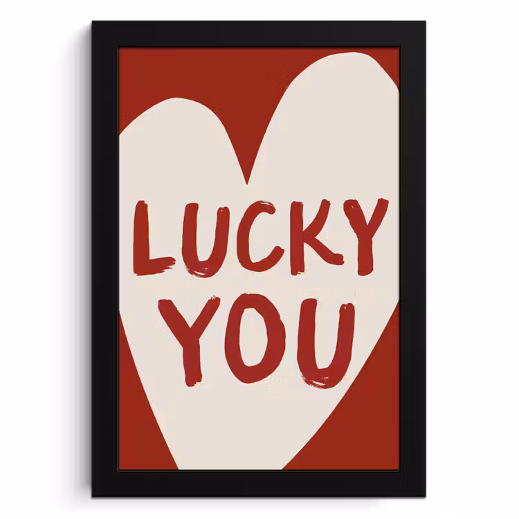 KitchenYeah - Cucina - Cornice per foto - Lucky - Cuore - Rosso — 1