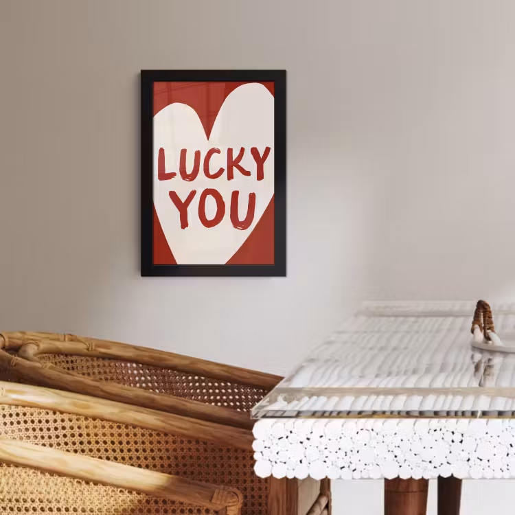KitchenYeah - Cucina - Cornice per foto - Lucky - Cuore - Rosso — 3