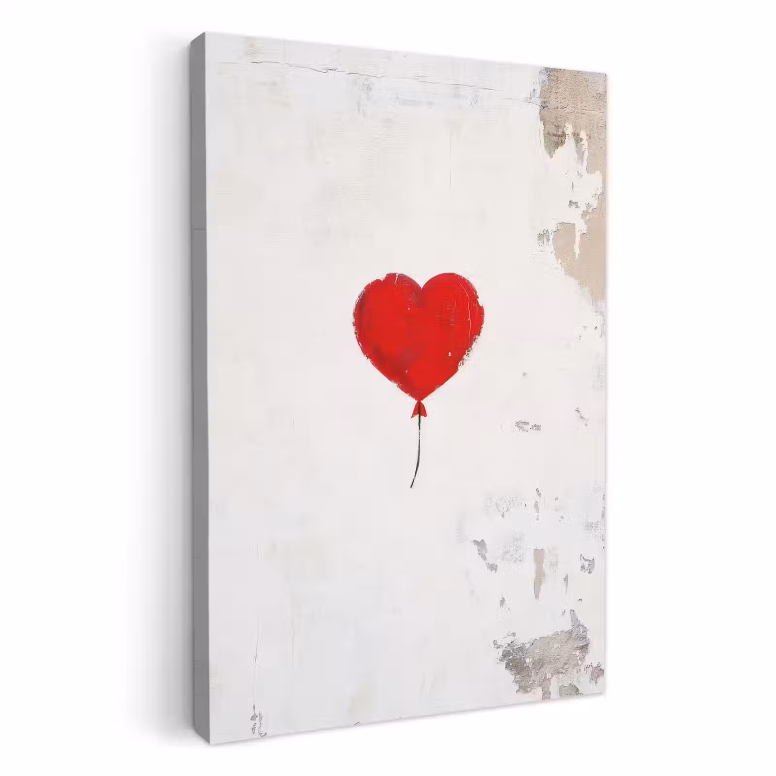 Dipinti su tela - Palloncino - Rosso - Cuore — 1