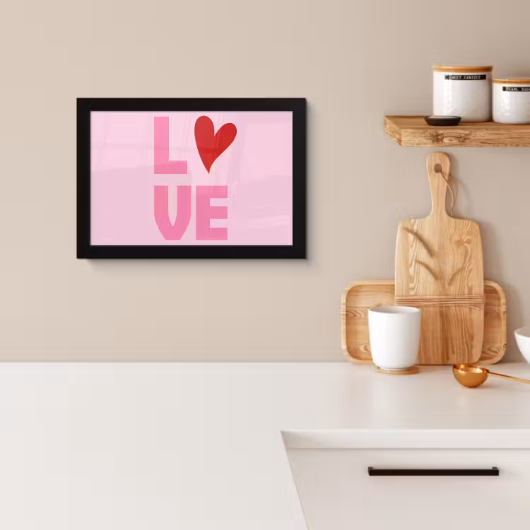 KitchenYeah - Cucina - Cornice per foto - Amore - Rosa - Cuore - San Valentino — 2