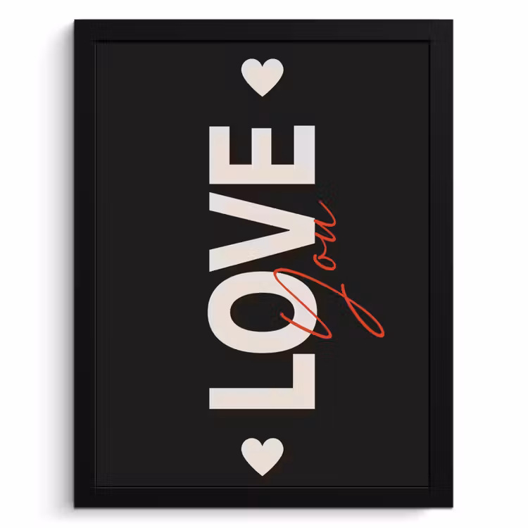 KitchenYeah - Cucina - Cornice per foto - Amore - Rosso - San Valentino — 1
