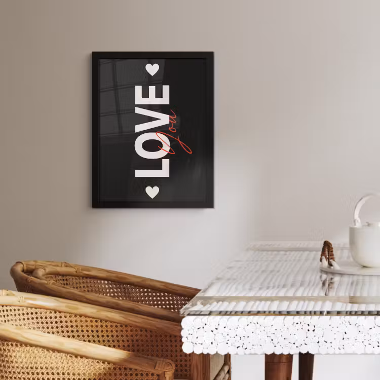KitchenYeah - Cucina - Cornice per foto - Amore - Rosso - San Valentino — 2