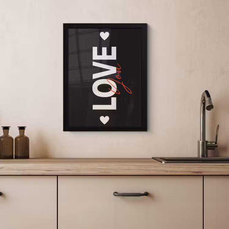 KitchenYeah - Cucina - Cornice per foto - Amore - Rosso - San Valentino — 3