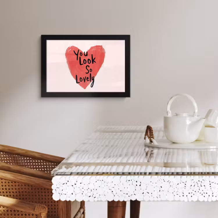 KitchenYeah - Cucina - Cornice per foto - Cuore - Rosso - San Valentino — 2