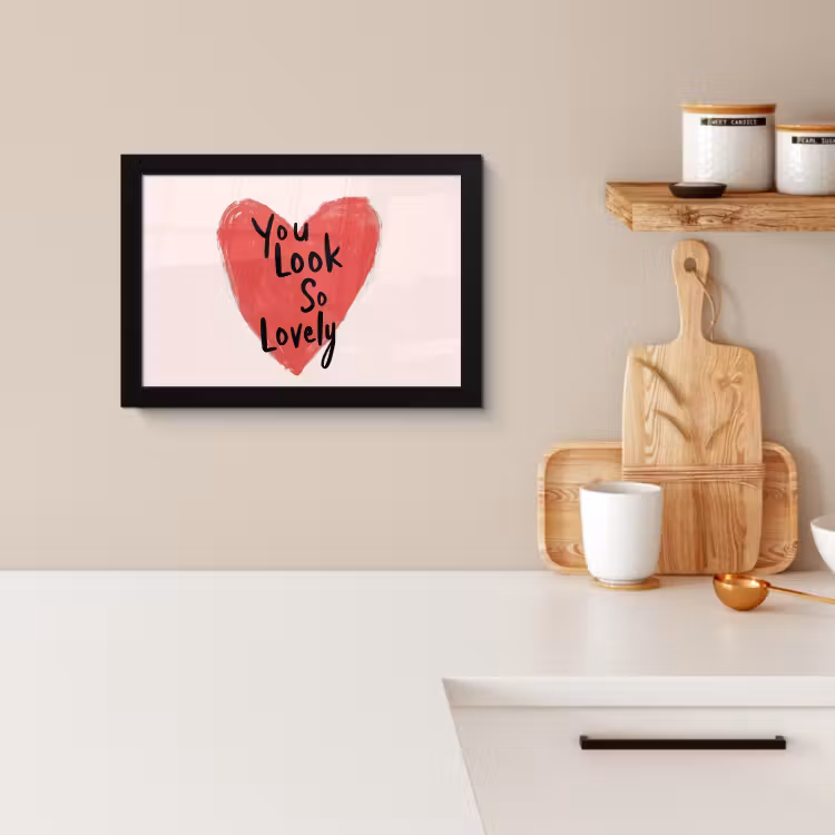 KitchenYeah - Cucina - Cornice per foto - Cuore - Rosso - San Valentino — 3