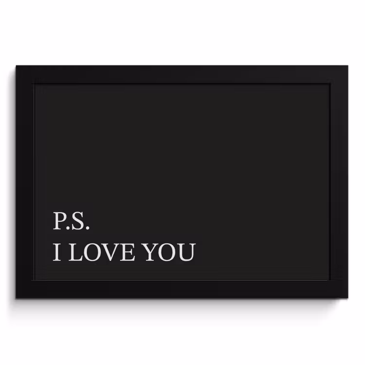 KitchenYeah - Cucina - Cornice per foto - Nero - Minimalista - San Valentino — 1