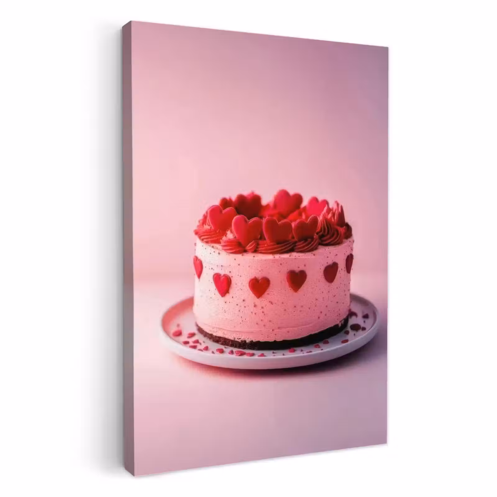 KitchenYeah - Cucina - Tela - Torta - Cuore - Rosa — 1