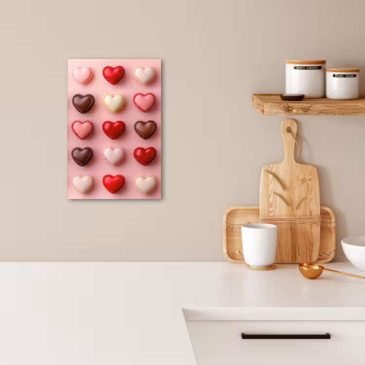 KitchenYeah - Cucina - Tela - Amaretti - Cuori - Colorati - Rosa — 3