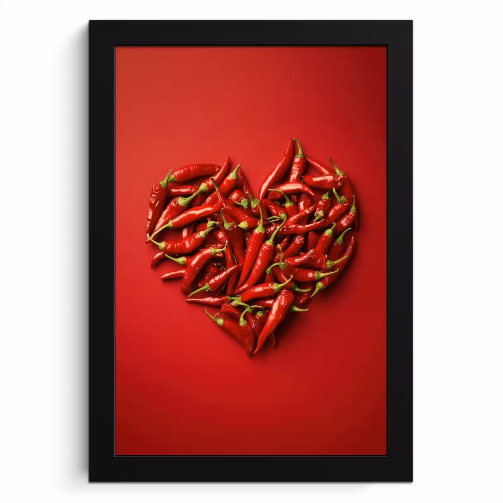 KitchenYeah - Cucina - Cornice per foto - Peperoni - Rossi - Cuore — 1