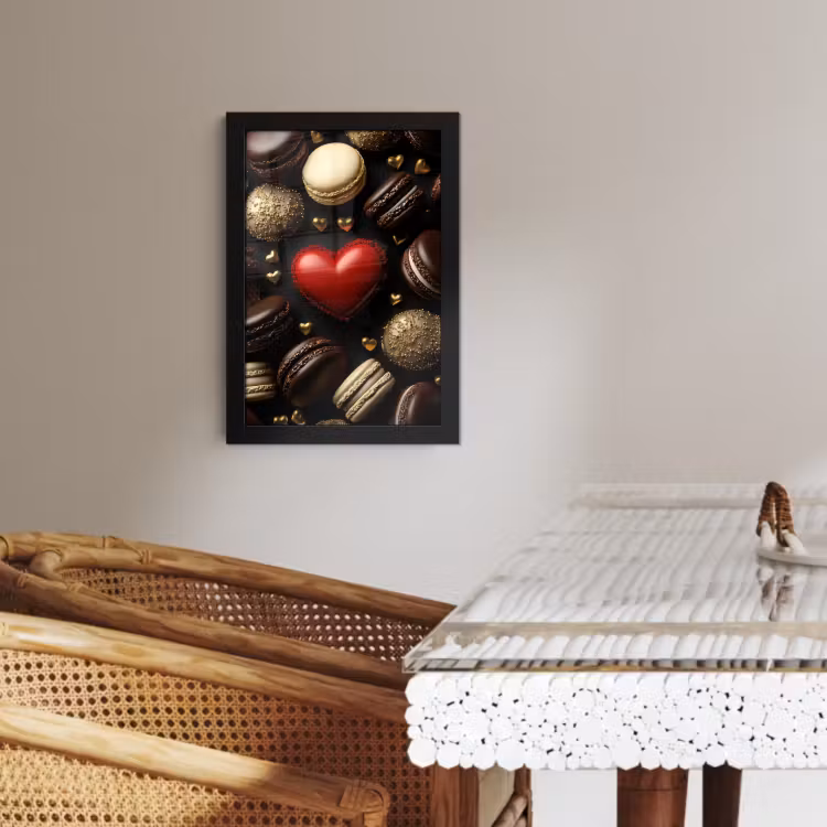 KitchenYeah - Cucina - Cornice per foto - Amaretti - Rosso - Cuore — 3