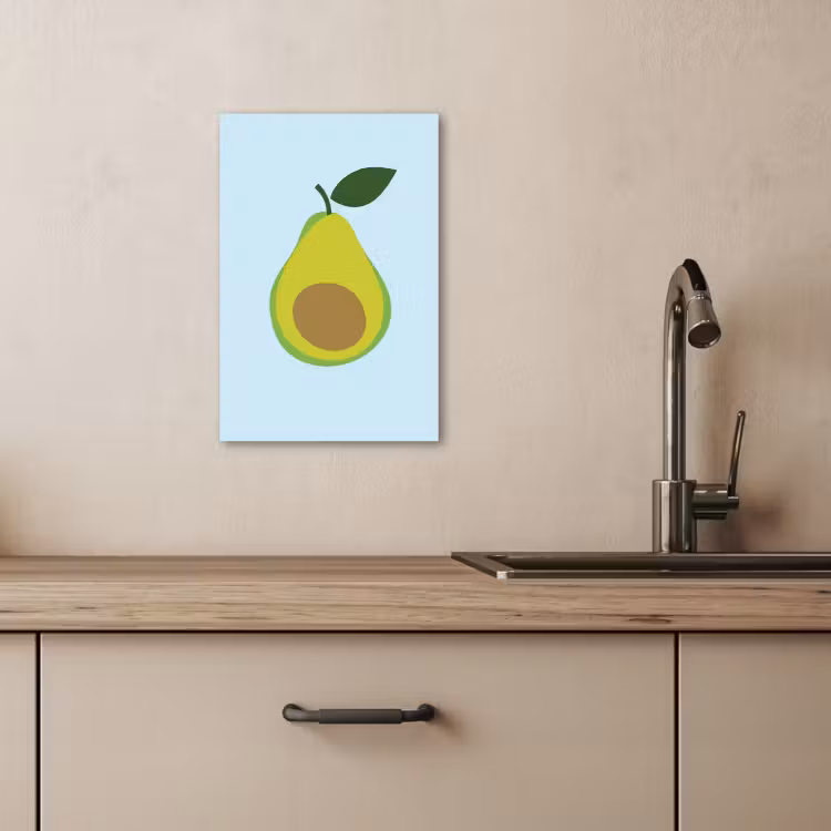 Dipinti su tela - Avocado - Illustrazione - Verde - Frutta — 3
