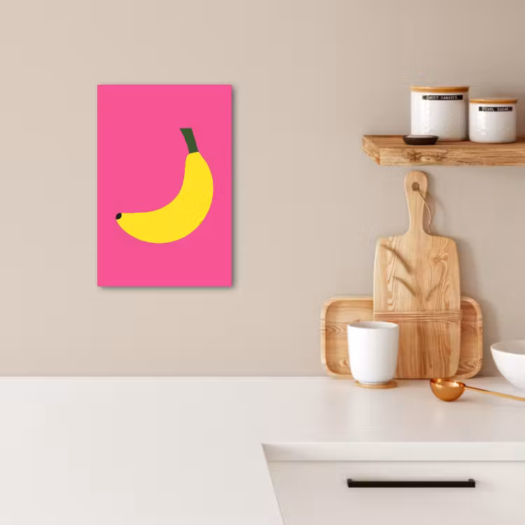 Dipinti su tela - Banana - Giallo - Frutta — 2