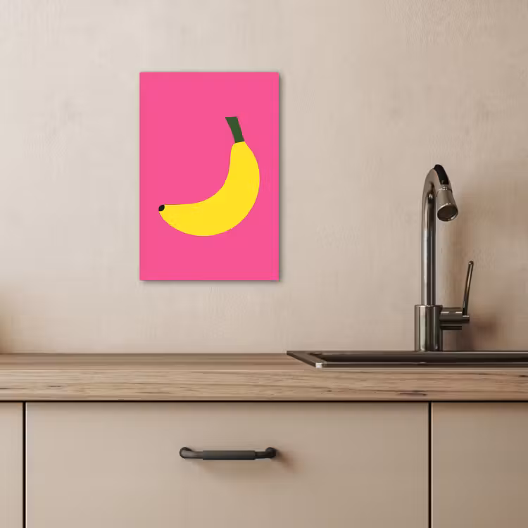 Dipinti su tela - Banana - Giallo - Frutta — 3