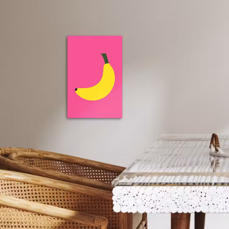 Dipinti su tela - Banana - Giallo - Frutta — 4