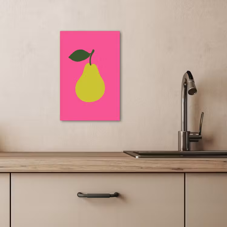 Dipinti su tela - Illustrazione - Frutta - Pera - Verde — 3