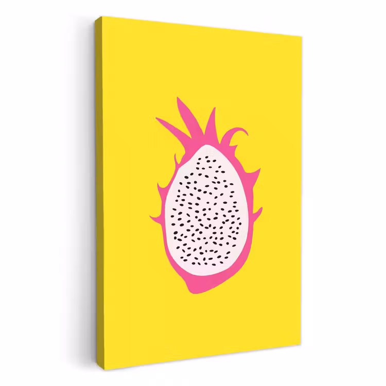 Dipinti su tela - Illustrazione - Frutto del drago - Colorato — 1