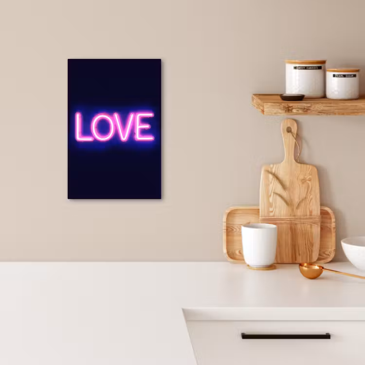 Dipinti su tela - Neon - Amore - San Valentino — 1