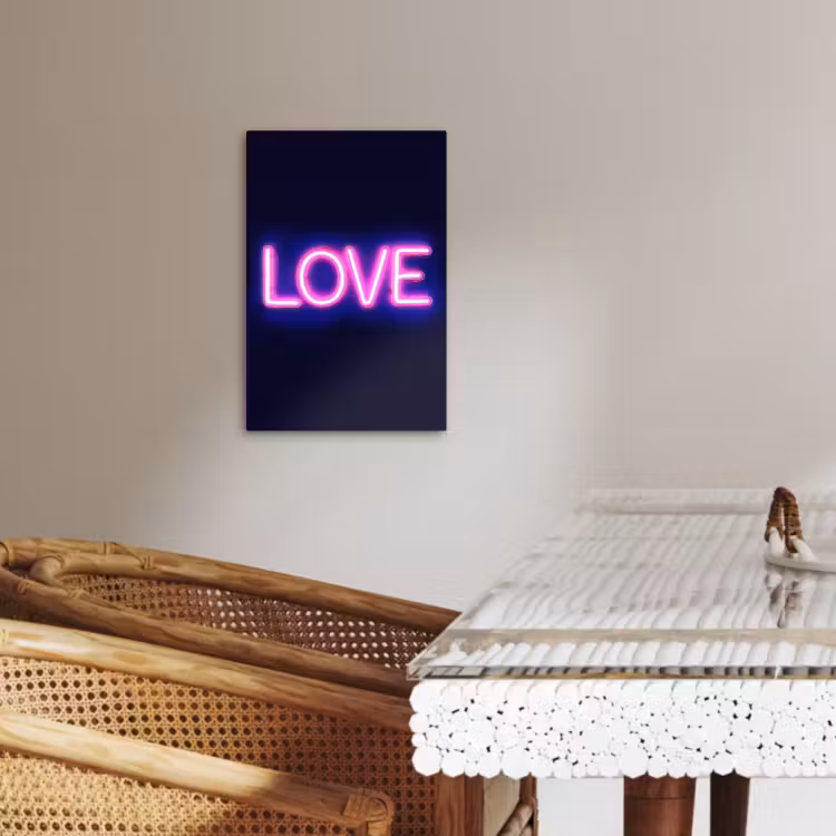 Dipinti su tela - Neon - Amore - San Valentino — 2
