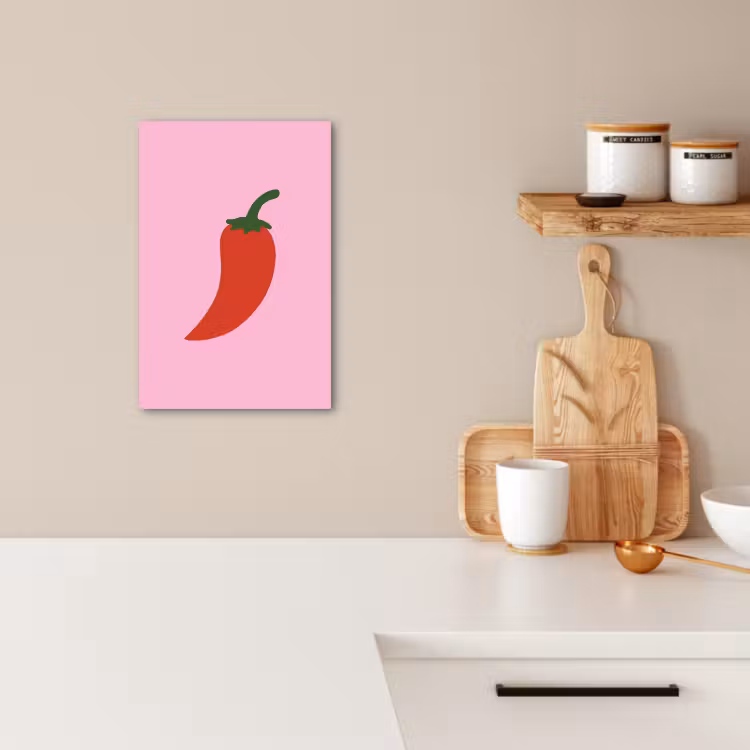 Dipinti su tela - Pepe - Rosso - Illustrazione — 2