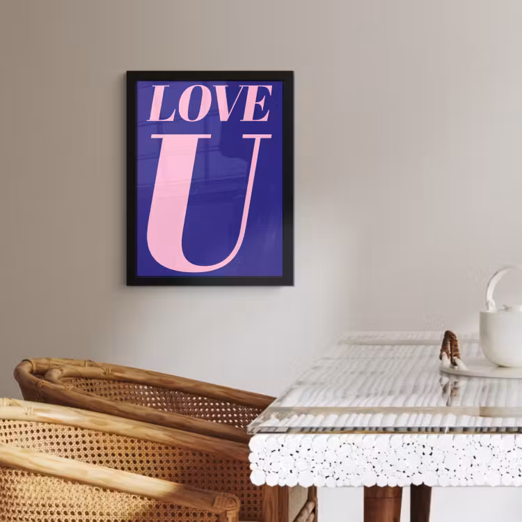 KitchenYeah - Cucina - Cornice per foto - Amore - Blu - San Valentino — 3