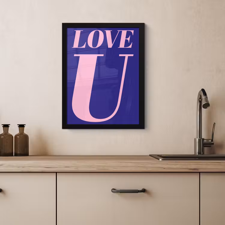 KitchenYeah - Cucina - Cornice per foto - Amore - Blu - San Valentino — 4