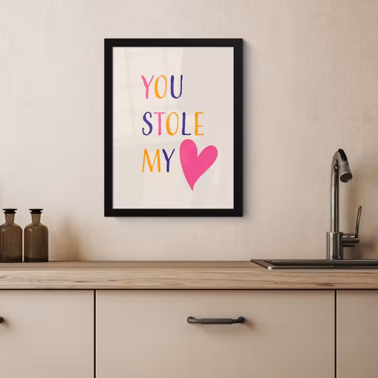 KitchenYeah - Cucina - Cornice per foto - Cuore - San Valentino - Testo — 3