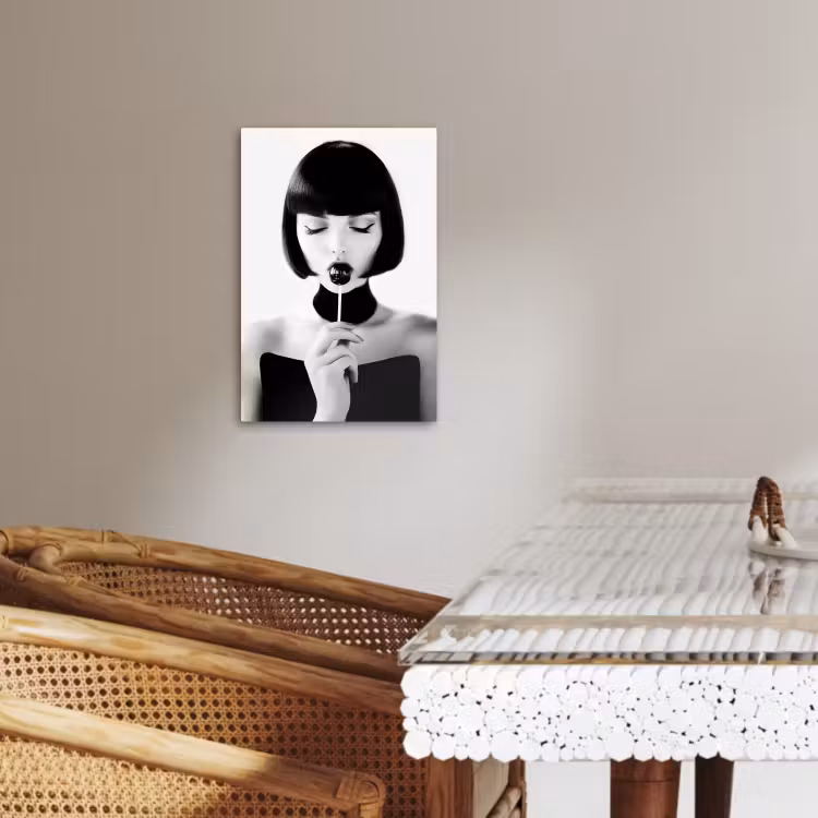 KitchenYeah - Cucina - Tela - Donna - Lolly - Nero - Bianco — 1