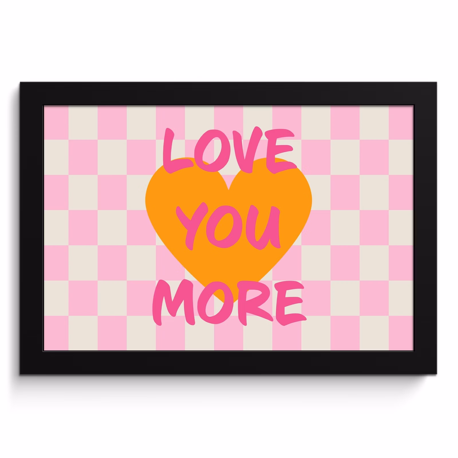 KitchenYeah - Cucina - Cornice per foto - San Valentino - Amore - Rosa - Arancione — 1