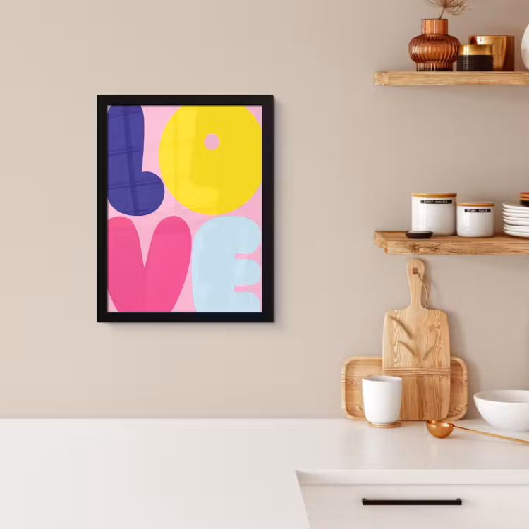 KitchenYeah - Cucina - Cornice per foto - Amore - San Valentino - Colorato — 2