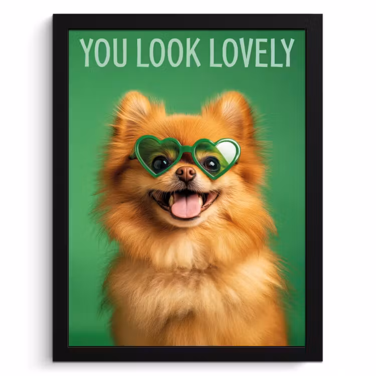 KitchenYeah - Cucina - Cornice per foto - Cane - Occhiali da sole - San Valentino - Amore — 1