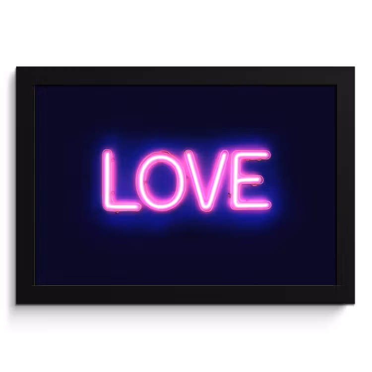 KitchenYeah - Cucina - Cornice per foto - Neon - Amore - San Valentino — 1