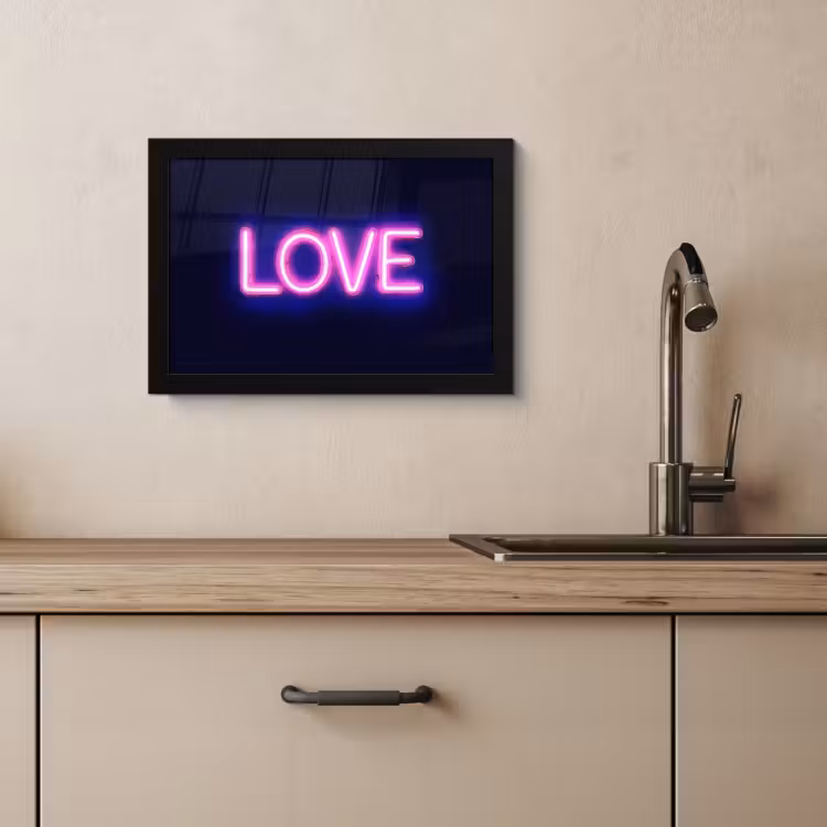 KitchenYeah - Cucina - Cornice per foto - Neon - Amore - San Valentino — 4