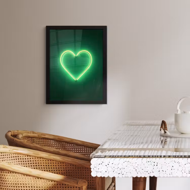 KitchenYeah - Cucina - Cornice per foto - Neon - Verde - Luce — 4