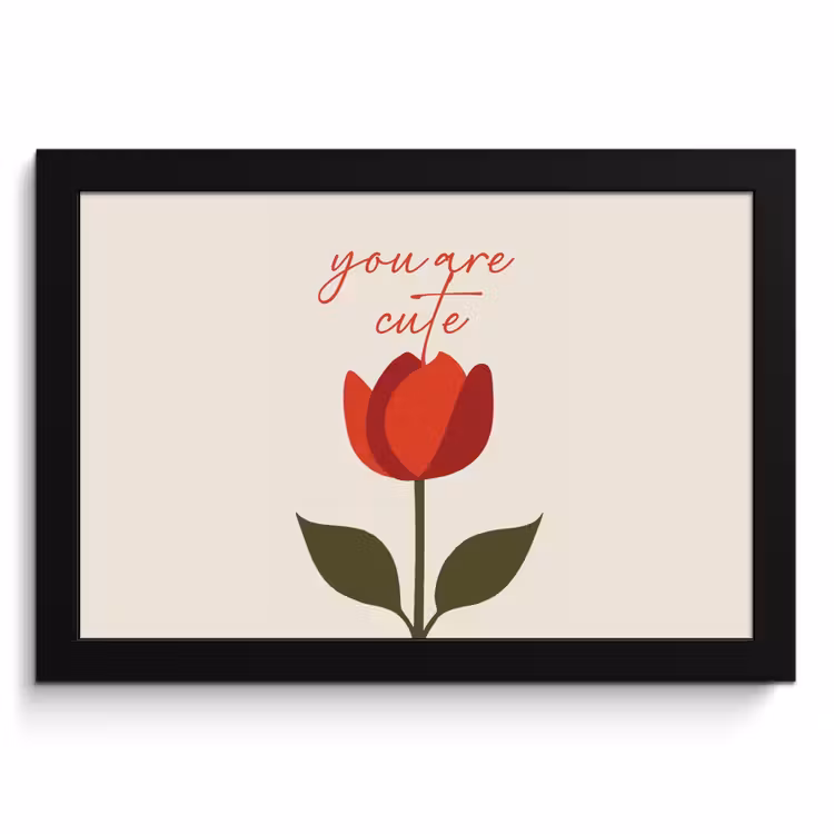 KitchenYeah - Cucina - Cornice per foto - Rosa - Rosso - Fiore - San Valentino — 1