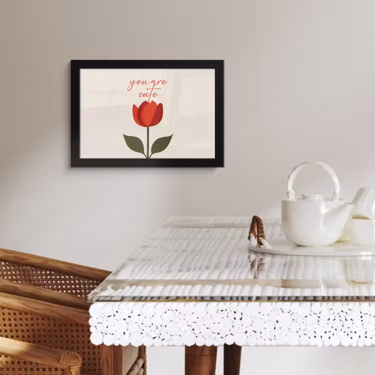KitchenYeah - Cucina - Cornice per foto - Rosa - Rosso - Fiore - San Valentino — 4