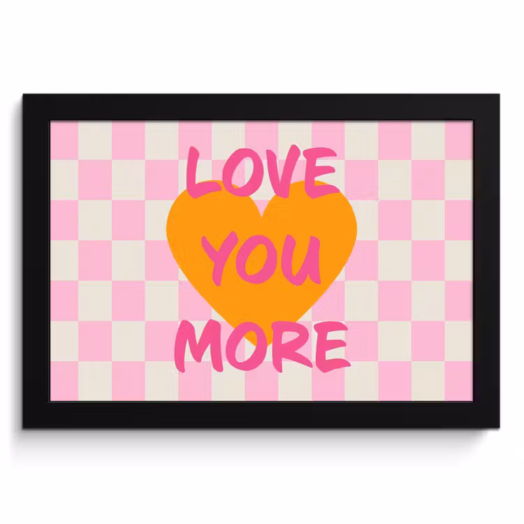 KitchenYeah - Cucina - Cornice per foto - San Valentino - Amore - Rosa - Arancione — 1